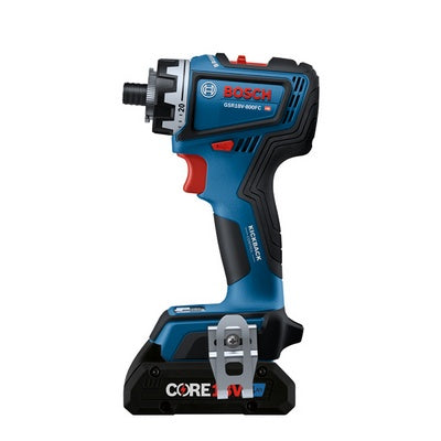 Bosch GSR18V-800FCB24 18V Brushless FlexiClick 5-in-1 Drill Driver Kit w/ (2) 4.0 Ah CORE Compact Batteries