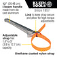 Klein Tools S12HB Grip-It Strap Wrench, 1-1/2 to 5-Inch, 12-Inch Handle