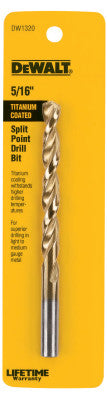 Dewalt DW1320 5/16" Titanium Drill Bi (1 Ea)