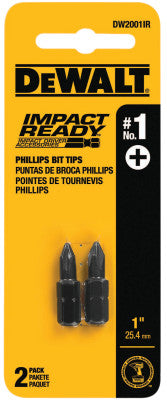 Dewalt DW2001IR #1 Phillips Bit Tip Impact Ready