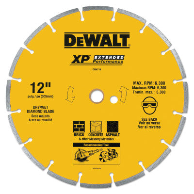 Dewalt DW4716 12" Segmented Diamond Blade