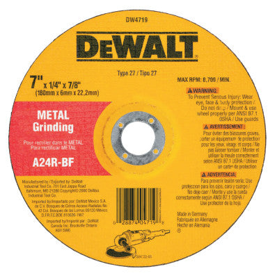 Dewalt DW4719 7"X1/4" Metal Fast Cut Dcw (10 Ea)