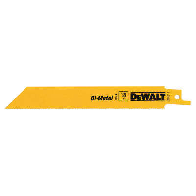 Dewalt DW4811 6"L 18Tpi Bi-Metal Metal (5 Ea)