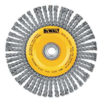 Dewalt DW4936 6" Stringer Bead Wire Wheel Carbon Steel 5/8-11 (1 Ea)