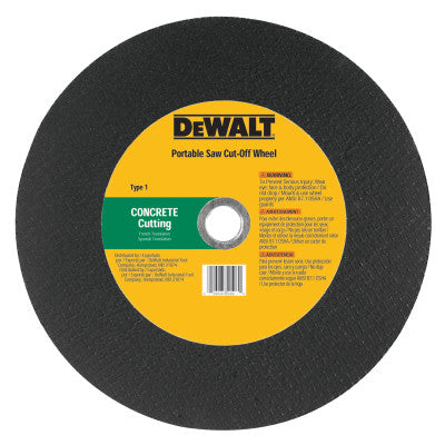 Dewalt DW8026 12"X1/8"X1" Concrete Masonry Port Saw Cut-Off Wh (1 Ea)