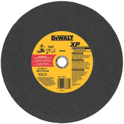 Dewalt DW8059 14"X7/64"X1" Red Ceramicchop Saw Wheel (1 Ea)