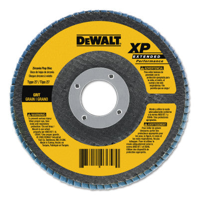 Dewalt DW8312 4-1/2"X5/8"-11 60 Grit Zirconia Flap Disc Wheel (1 Ea)