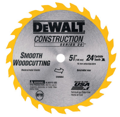 Dewalt DW9054 5-3/8" 24Tpi C.T. Cordle (3 Ea)