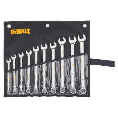 Dewalt DWMT19227 10 Piece Combination Metric Wrench Set