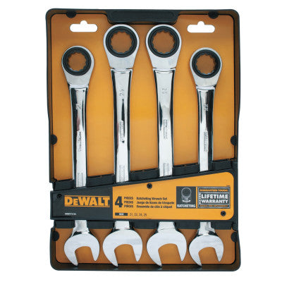 Dewalt DWMT74194 Jumbo Ratcheting Combo Wrench Set-Mm (2 St)