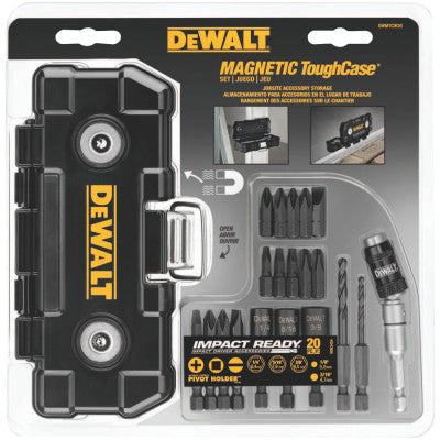 Dewalt DWMTCIR20 20 Pc Impact Ready Toughcase Set