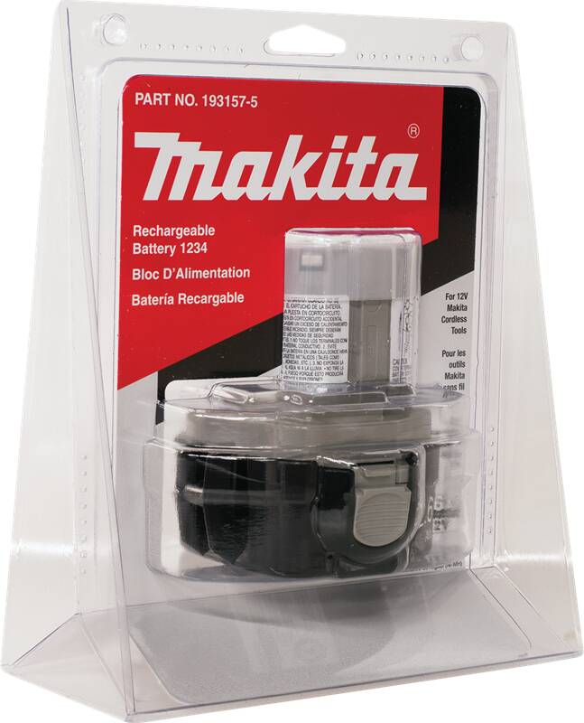 Makita 193157-5 12V Ni‘MH 2.6Ah Battery, Pod Style