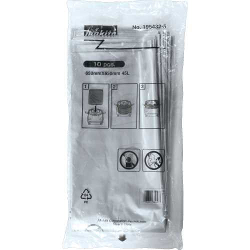 Makita 195432-5 Plastic Disposal Bag, 10/pk