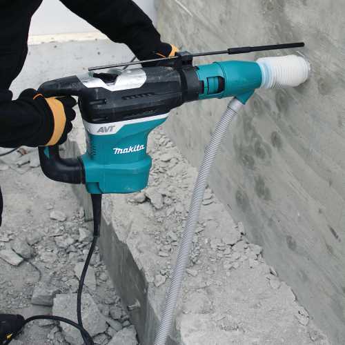 Makita 196537-4 Dust Extraction Attachment Kit, SDS‑MAX, Drilling and Demolition