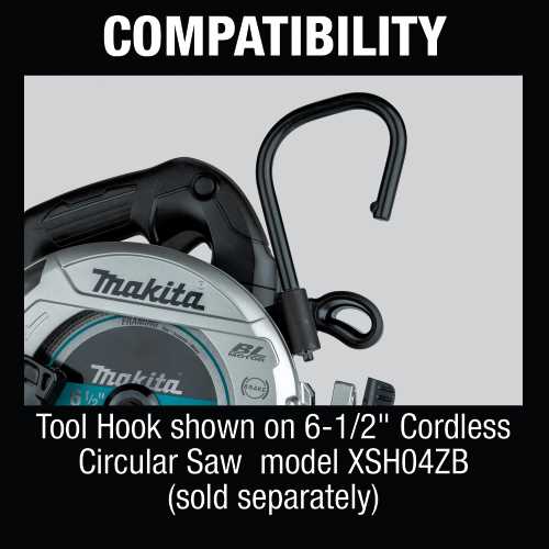 Makita 199231-7 Tool Hook, 6‑1/2" Cordless Circular Saws