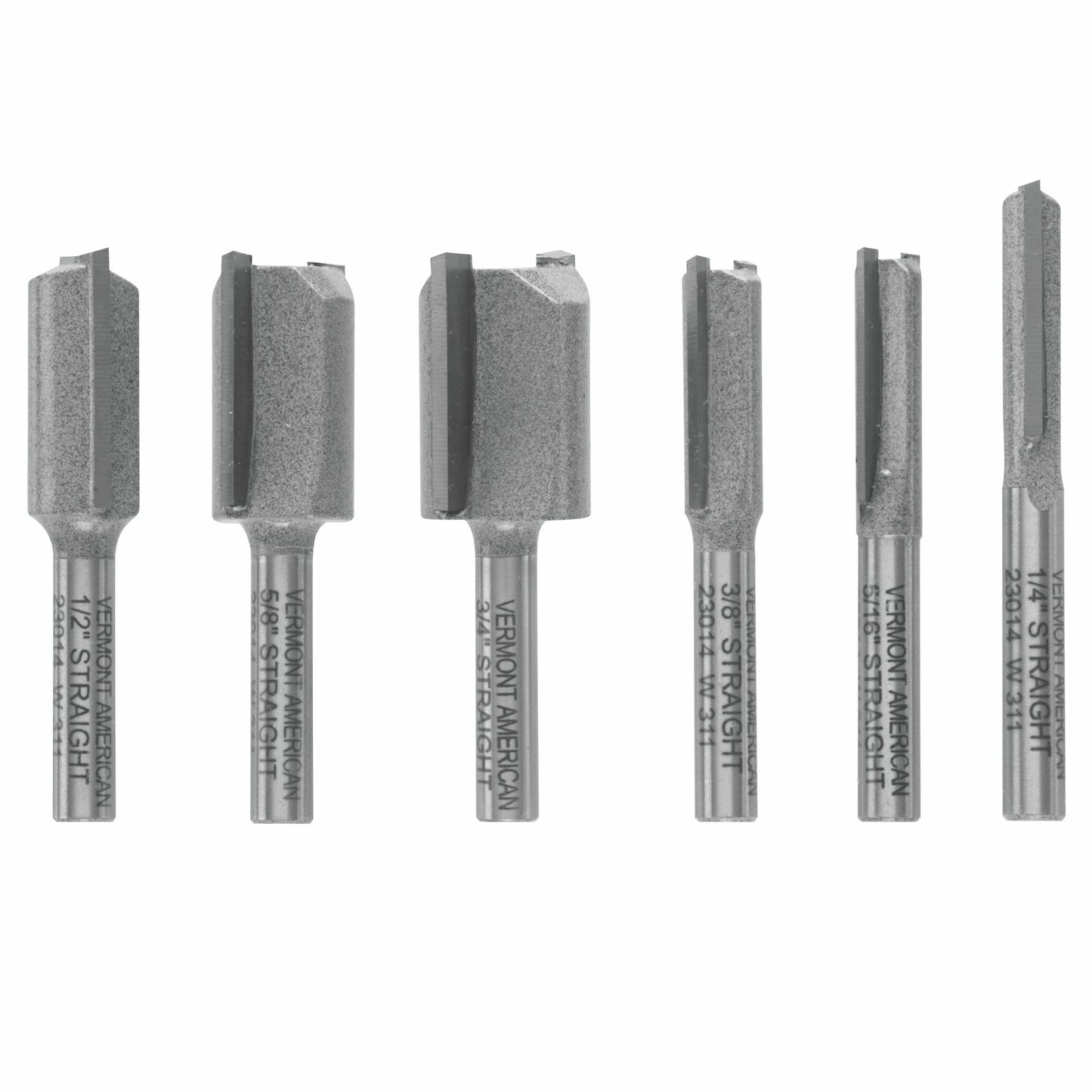 Bosch 23014 Va 6Pc Carbide Straight Set