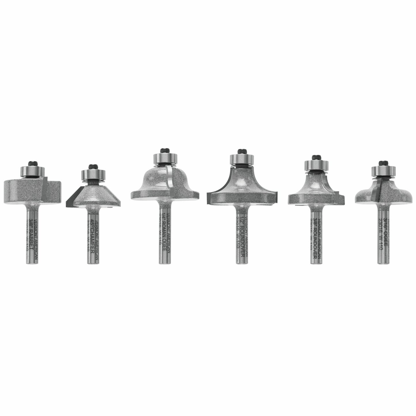 Bosch 23016 Va 6Pc Carbide Edge Form Set