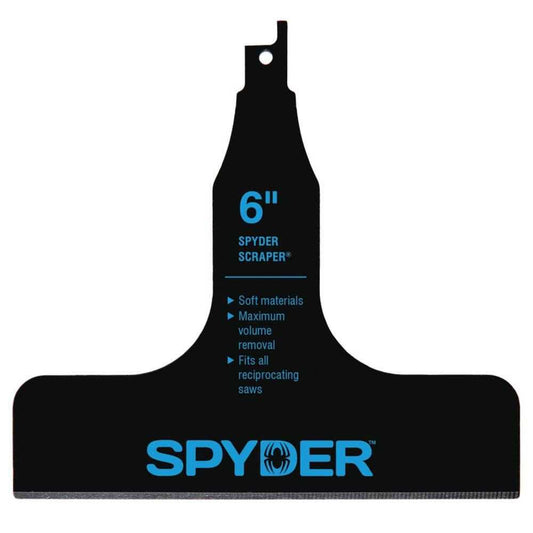 Spyder 321 Scraper 6" Bulk - With Barcode Printed On Back