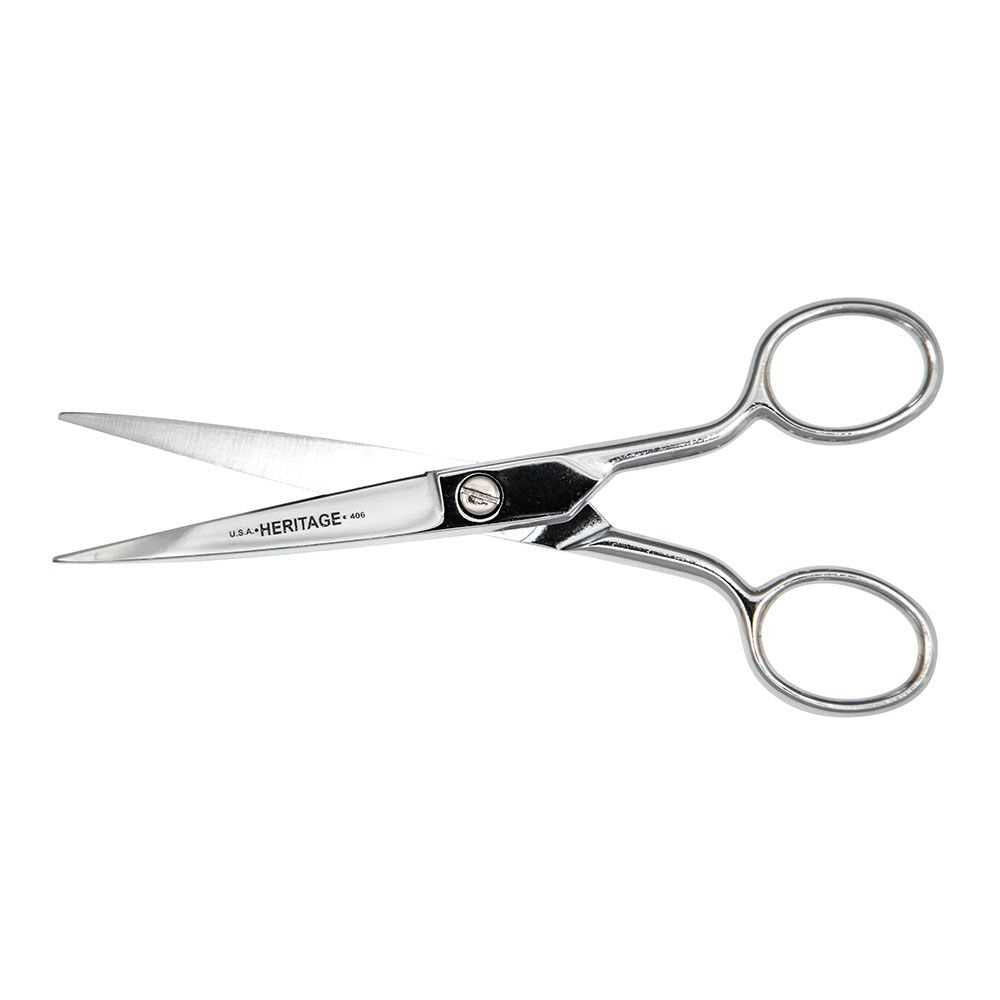 Klein Tools 406 Sharp Point Scissor, 6-Inch