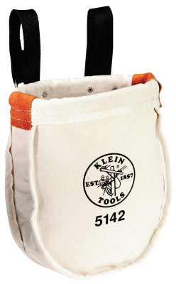 Klein Tools 5142 Tool Bag, Canvas Utility Bag, Loop Connection, 9 x 8 x 10-Inch