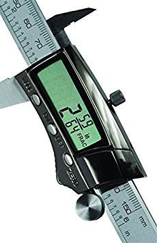 General Tools 147 Digital Fractional Caliper With Extra-Large Lcd Screen