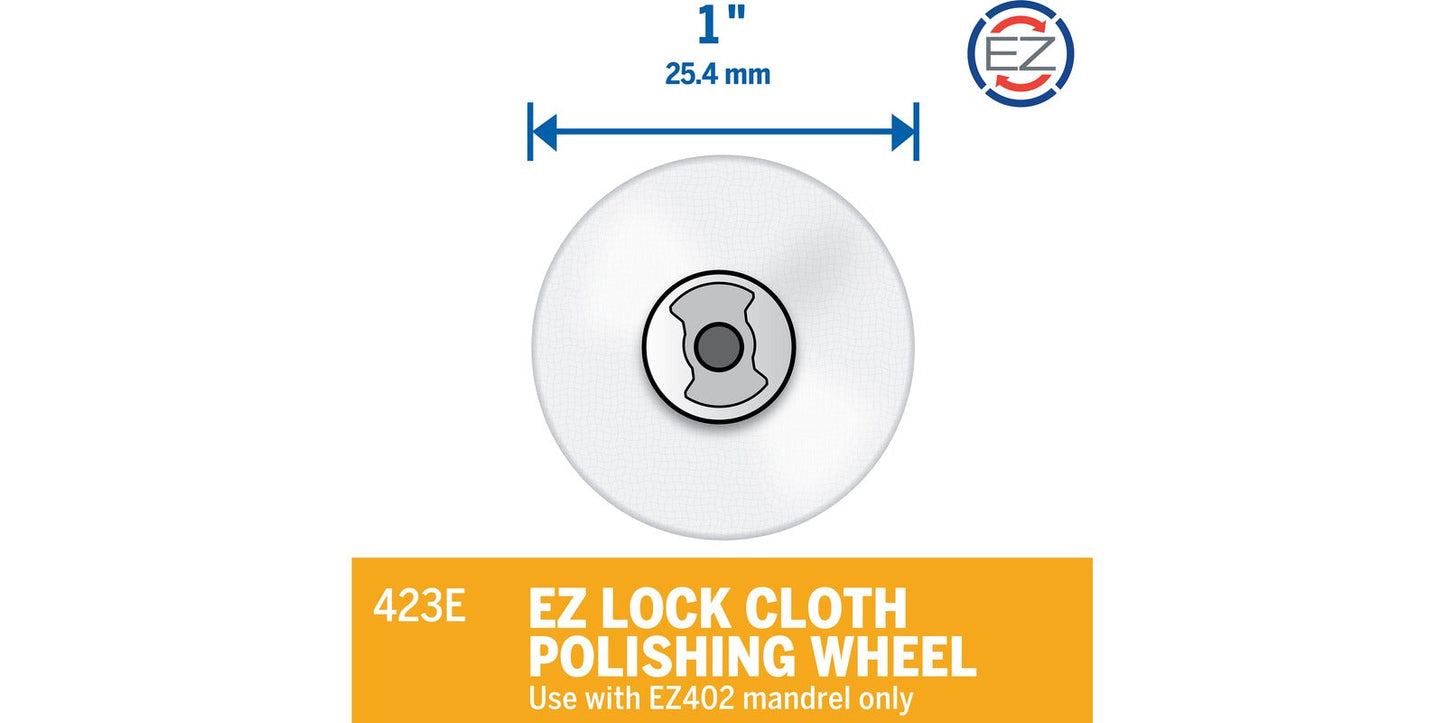 Bosch 423E Ez Lock Cloth Polishing Wheel