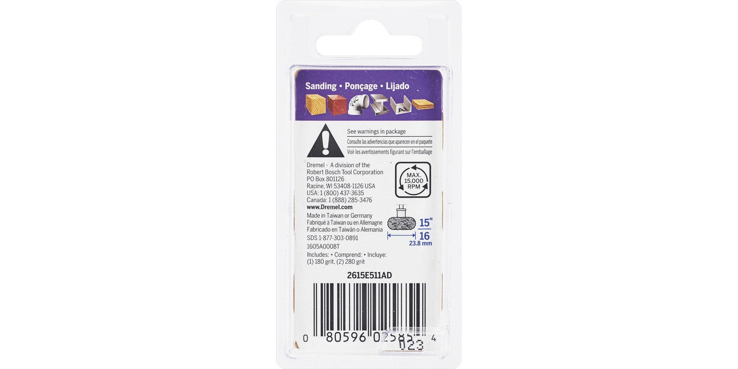 Bosch 511E Ez Lock Finishing Abrasive Buff