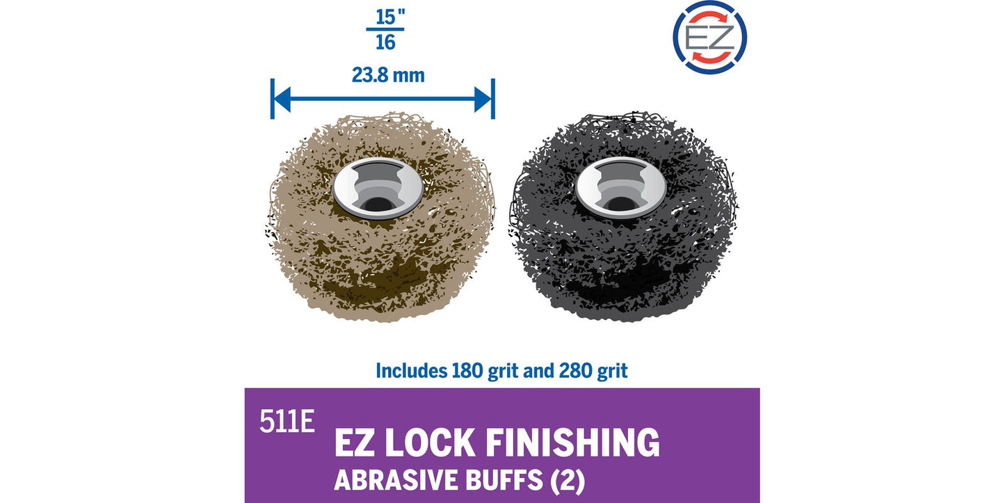 Bosch 511E Ez Lock Finishing Abrasive Buff