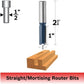 Bosch 85427M 1/2 In. X 1 In. Carbide Tipped 2-Flute Straight Bit