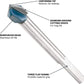 Bosch GT100 1/8" Glass & Tile Bit (Carded)