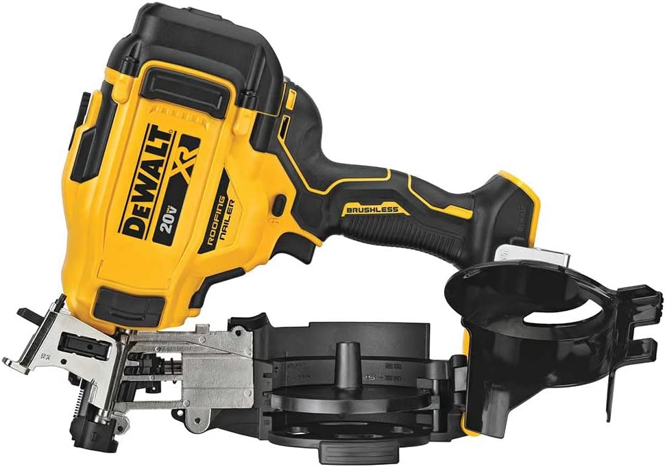 Dewalt DCN45RNB 20V Max* 15° Cordless Coil Roofing Nailer