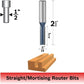 Bosch 85274M 5/16 In. X 3/4 In. Carbide Tipped 2-Flute Straight Bit