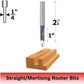 Bosch 85459M 1/4 In. X 1 In. Carbide Tipped 2-Flute Straight Bit