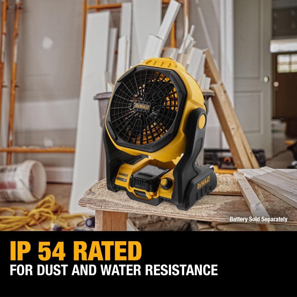 Dewalt DCE512B 20V Max* Cordless Jobsite Fan