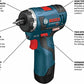 Bosch PS22-02 12V Max Brushless Pocket Driver Kit W/ (2) 2.0Ah Batteries