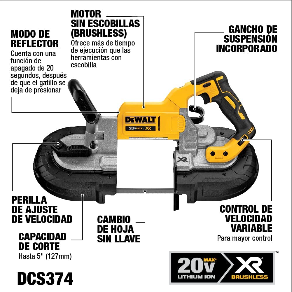 Dewalt DCS374B Band Saws