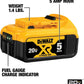 Dewalt DCB205CK 20V Max* 5.0Ah Battery Charter Kit, With Bag