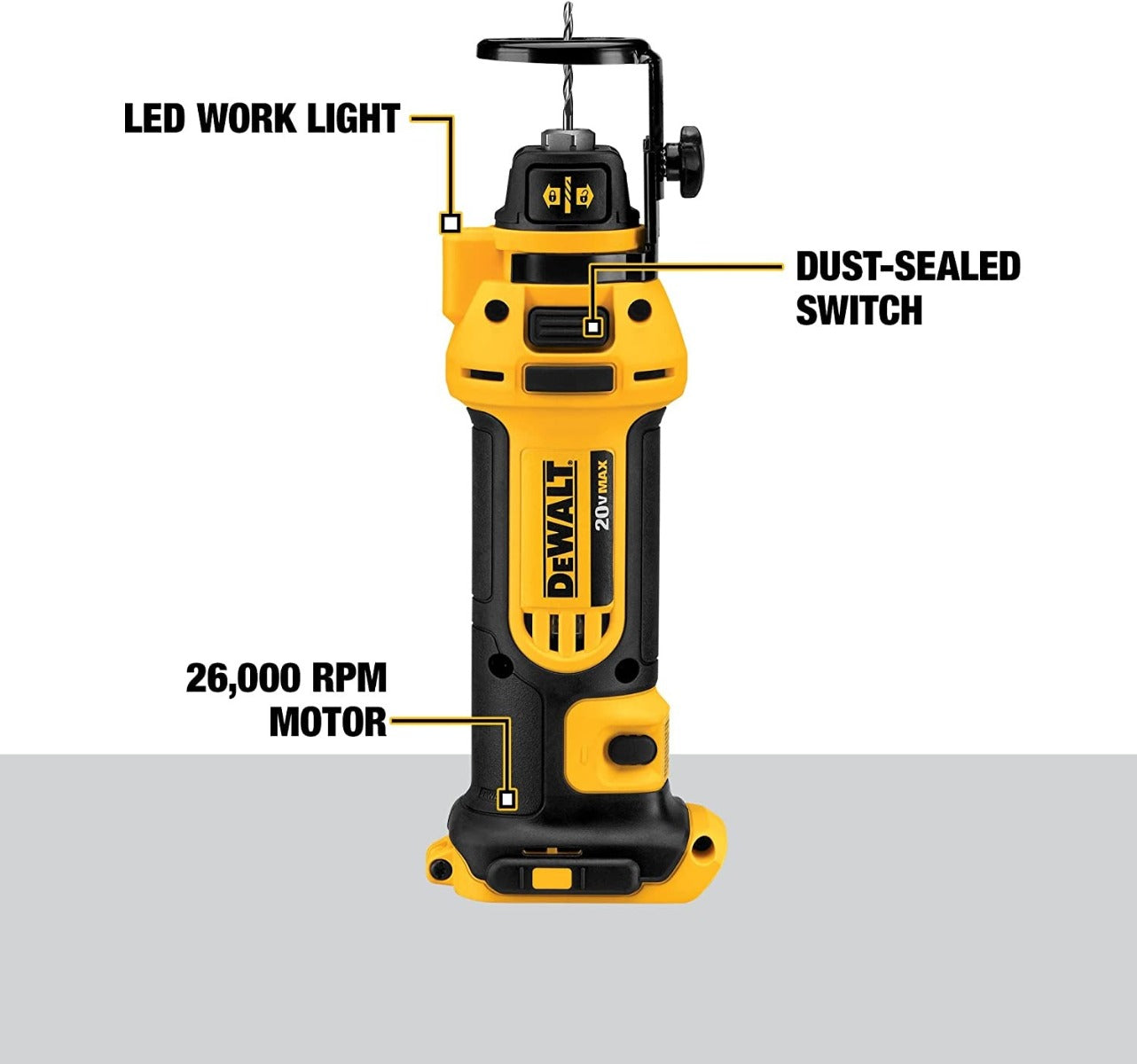 Dewalt DCS551B 20V Max* Drywall Cut-Out Tools
