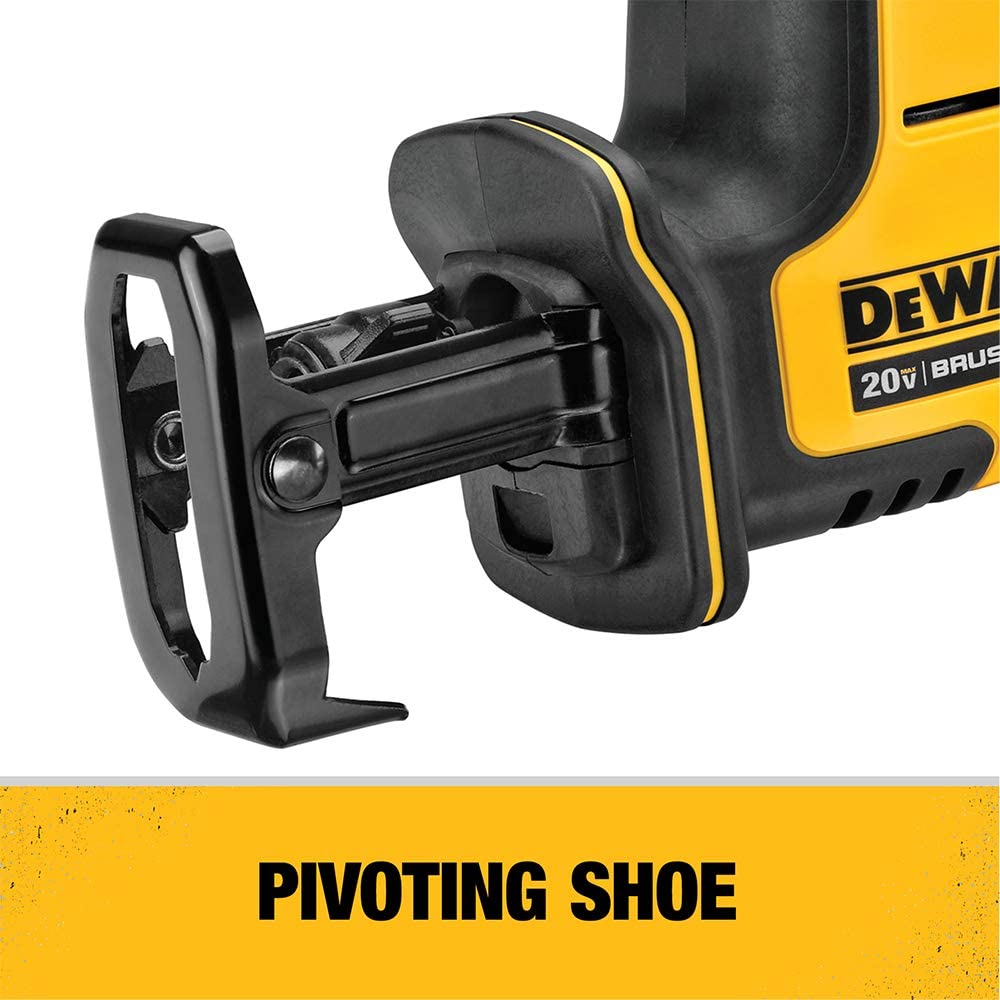 Dewalt DCS369B Atomic Compact Series 20V Max* Brushless One-Handed Cordless Reciprocating Saw (Bare Tool)