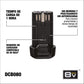 Dewalt DCB080 8V Max* Battery