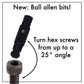 Chapman Mfg 6Mm Ball Allen Screwdriver Bits