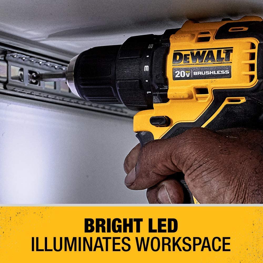Dewalt DCD708B Atomic Compact Series 20V Max Brushless 1/2 In Drill/Drivers
