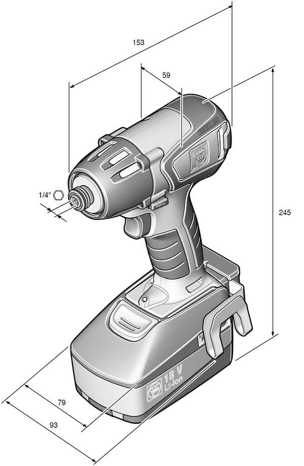 Fein 71150761090 Cordl.Impact Wrench Ascd18-200W4