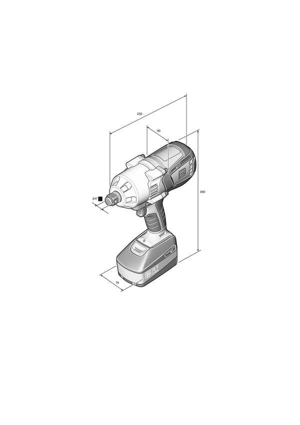 Fein 71150864090 Cordl.Imp.Wrench Ascd18-1000 W34