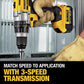 Dewalt DCD980M2 20Vmaxprem3-Speed1/2"Drillkit