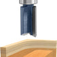 Bosch 85681M 5/8 In. X 1 In. Carbide Tipped 2-Flute Top Bearing Straight Trim Bit