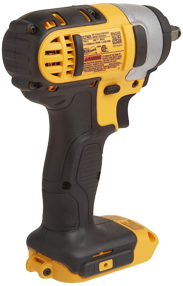 Dewalt DCF883B 20V Max* Compact Cordless Impact Wrenches (Bare Tool)