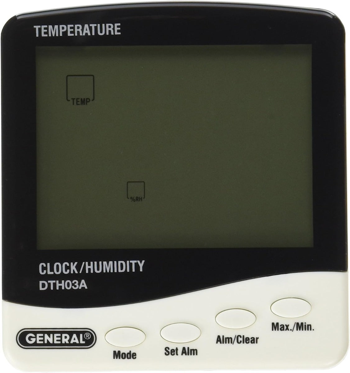 General Tools DTH03A Temperature-Humidity Monitor With Jumbo Display