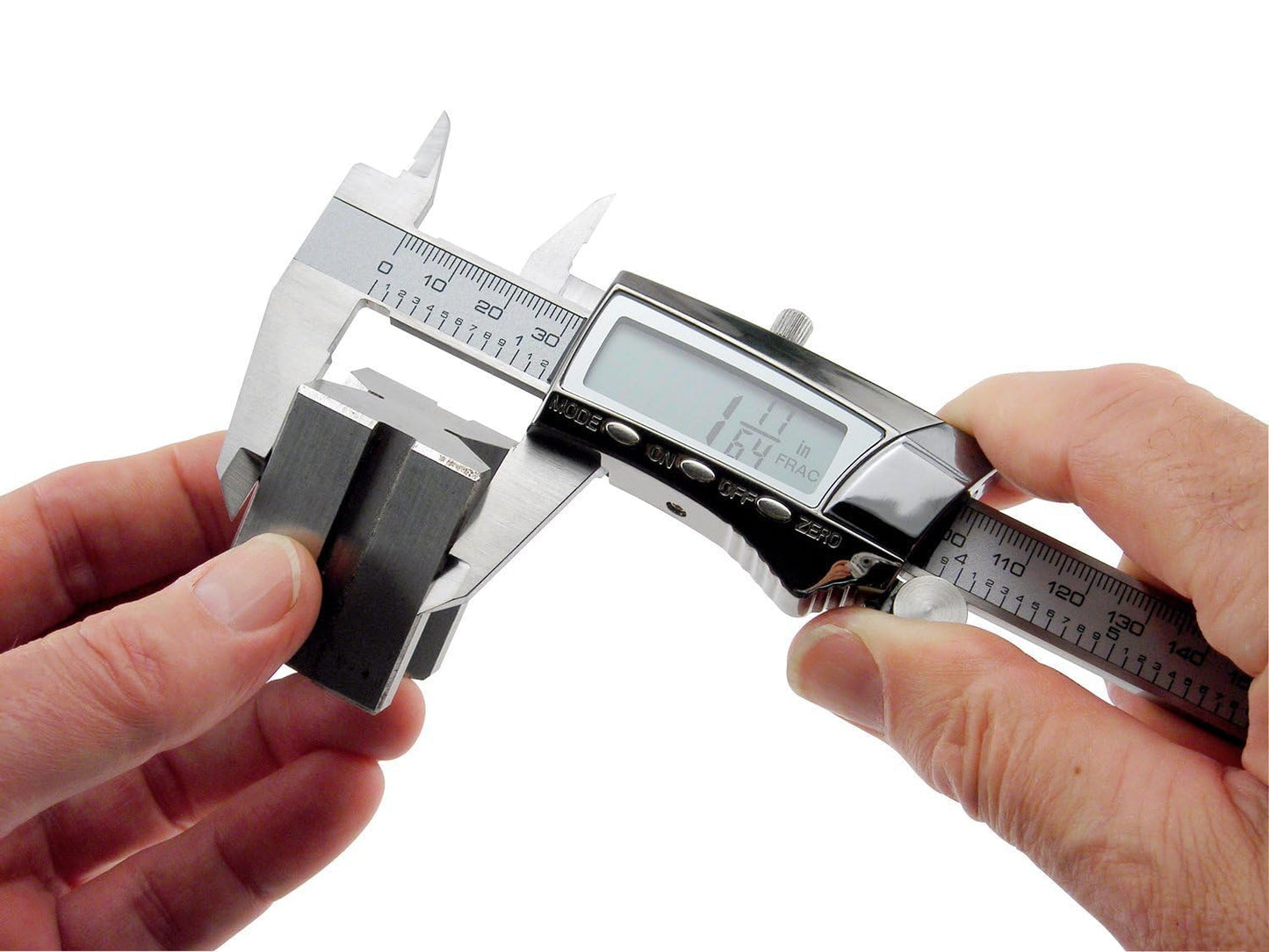 General Tools 147 Digital Fractional Caliper With Extra-Large Lcd Screen