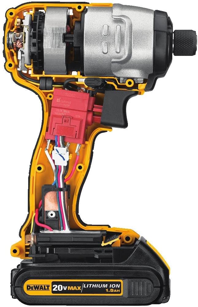 Dewalt DCF885C2 20V Max Lithium Ion 1/4"Impact Driver Kit (1